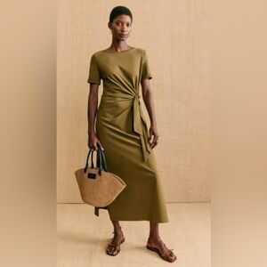 Sezane Pippa Olive Dress